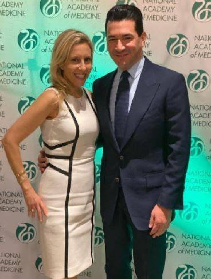Allyson Nemeroff's husband, Dr. Scott Gottlieb, during one of his meetings.