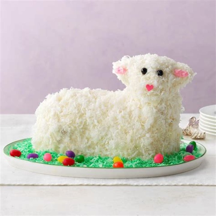Decorating Lamb Cake