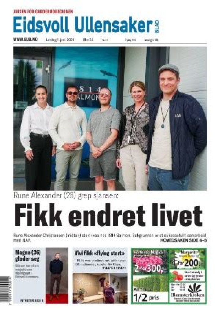 Eidsvoll Ullensaker Blad